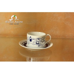 Tazade té con plato Galos