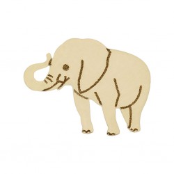 Abalorio Elefante Oro