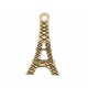 Abalorio Torre Eiffel Oro