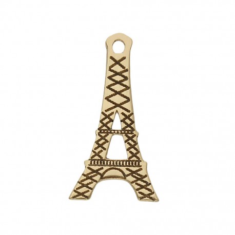 Abalorio Torre Eiffel Oro